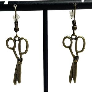 Scissor dangle earrings NWOT